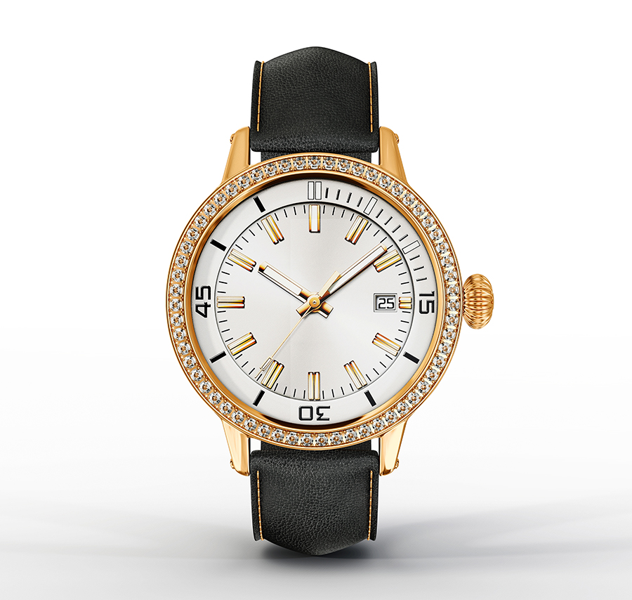 Understanding Quality Work in Hair Restoration Modern quality swiss watch isolated on a white background